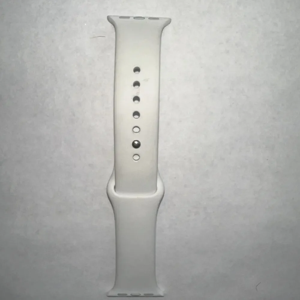 Genuine Apple Sport Band Apple Watch 38/40/41mm White Silver M/L